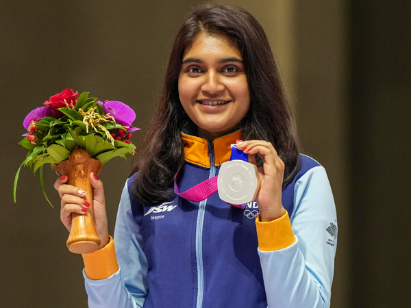 Telangana Shooter Esha Singh winning four medals, India Rise To 4th In Medal Tally