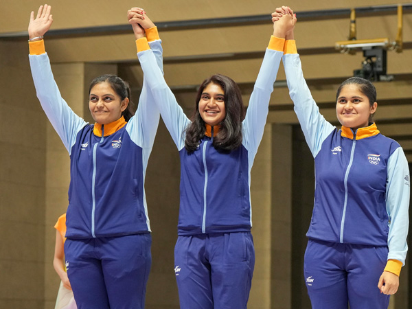 Telangana Shooter Esha Singh winning four medals, India Rise To 4th In Medal Tally