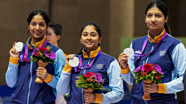 10m Air Rifle Women Team bags first medal for India