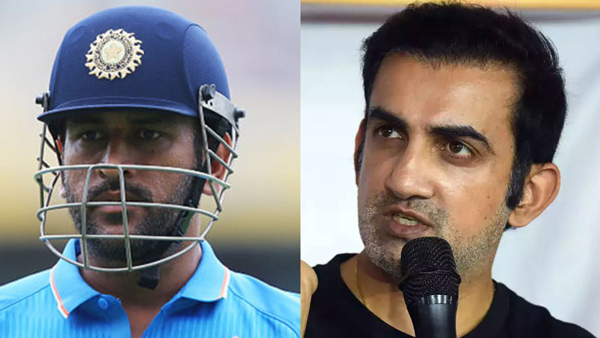 MS Dhoni Gautam Gambhir