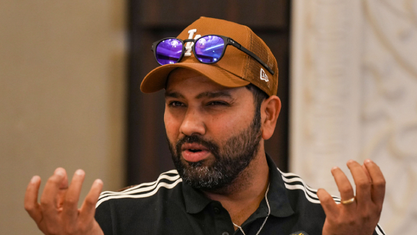 Asia Cup 2023 Rohit reaction for being interrupted by crackers goes viral