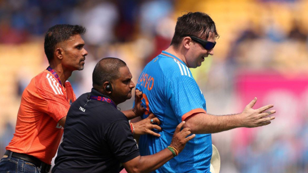  World Cup 2023: Jarvo Invades Chennai Pitch, Virat Kohli escorts him