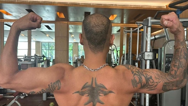  Team India opener Shikhar Dhawans gym session photos goes viral 