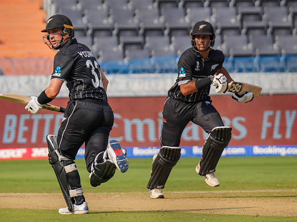 World Cup 2023: Mitchell Santners late blitz powers New Zealand to 322/7