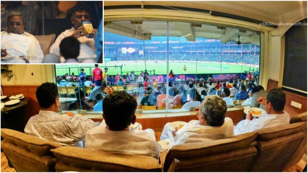 CWC 2023, AUS vs PAK: Karnataka CM Siddaramaiah and Deputy CM DK Shivakumar watched