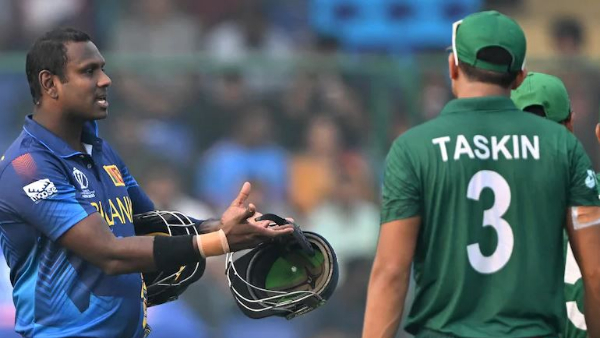  SL vs BAN: First time happened Angelo Mathews given TIMED OUT in the 146 years history of cricket