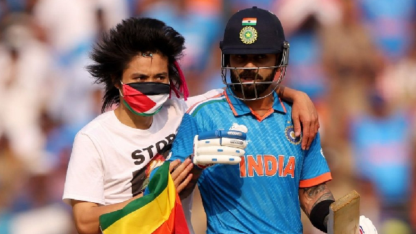 Worldcup 2023 Final: A fan entered in the stadium and tried to hug his idol King Kohli