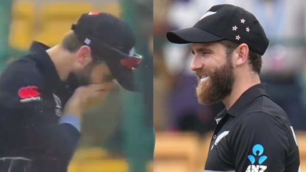 NZ vs SL: Kane Williamson Covering His Face While Laughing After Worst DRS Of World Cup goes viral