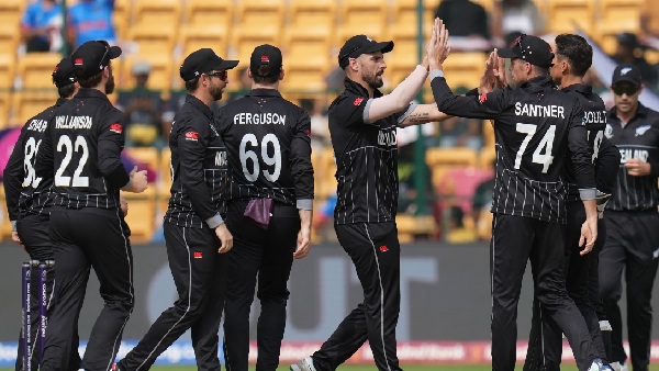 World Cup 2023 Williamson jokes with Angelo Mathews over his timed out dismissal