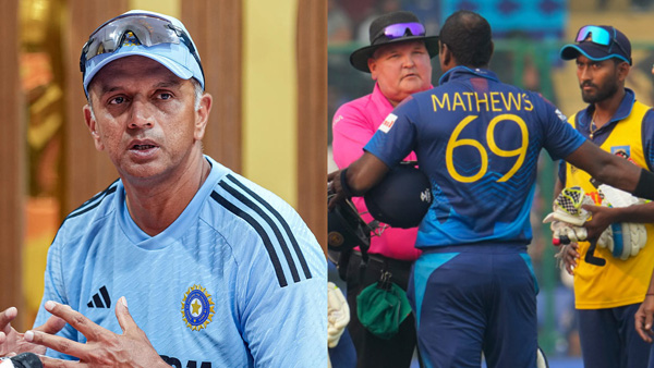 World Cup 2023 INDvsNED Team India Coach Rahul Dravid talks about timed out dismissal