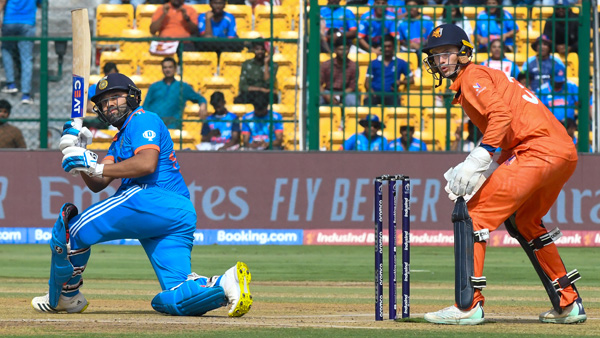 CWC 2023, IND vs NED: Rohit Sharma surpasses AB de Villiers as most sixes in a calendar year