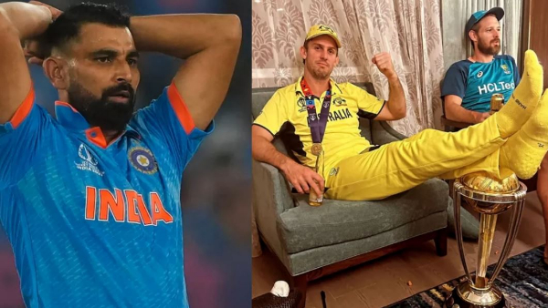 Mohammed Shami slams Mitchel Marsh for placing his legs on WC trophy