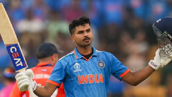 World Cup 2023 INDvsNED Shreyas Iyer angry words to fans