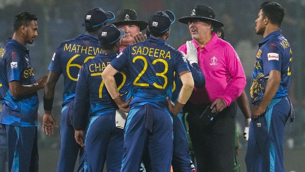 World Cup 2023 BANvsSL players refuse to shake hands after the match