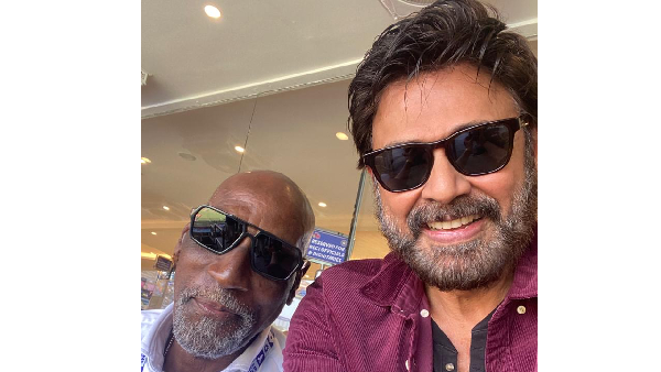 CWC2023, IND vs NZ 1st semifinals: Actor Venkatesh spotted at Wankhede along with Viv Richards