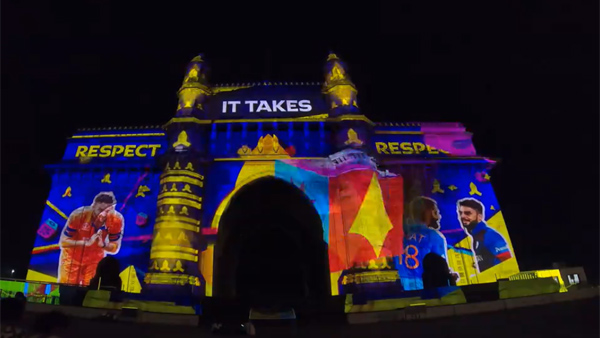 World Cup 2023: A special celebration on the eve of Diwali at the Gateway of India