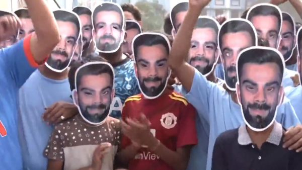 CWC 2023, IND vs SA: Artist Sudarshan Patnaik made a Sand sculpture of Virat Kohlionhisbirthday