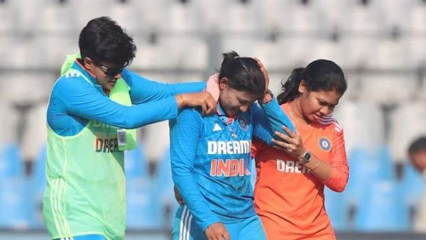  IND vs AUS: Sneh Rana taken for scans after nasty on-field collision