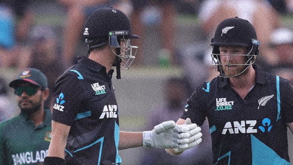 New Zealand won by 17 runs with DLS method