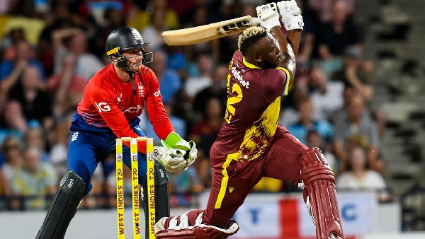 England vs West Indies: Russell falls after hitting a six video goes viral
