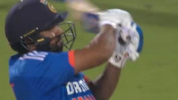 IND vs AFG: Rohit Sharma Hilarious Conversation With Umpire Virender Sharma during 3rd T20I goes Viral