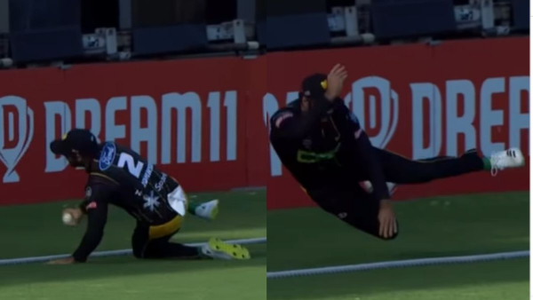  New Zealand Cricketer Takes Stunning Relay Catch goes Viral