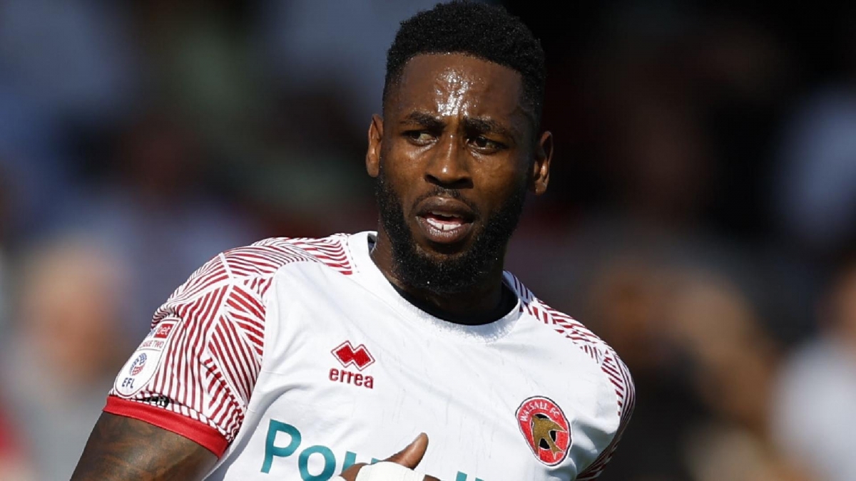 Jamille Matt in action for Walsall