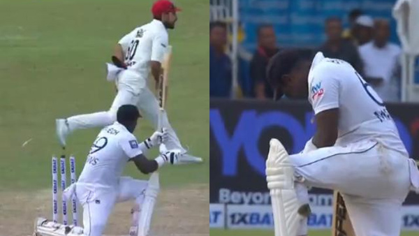 SL vs AFG: Angelo Mathews dismissed in bizarre way After timed-out in World Cup in Colombo Test