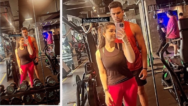 IPL 2024 MI Pacer Arjun Tendulkar sweats it out in the gym with his sister Sara Tendulkar