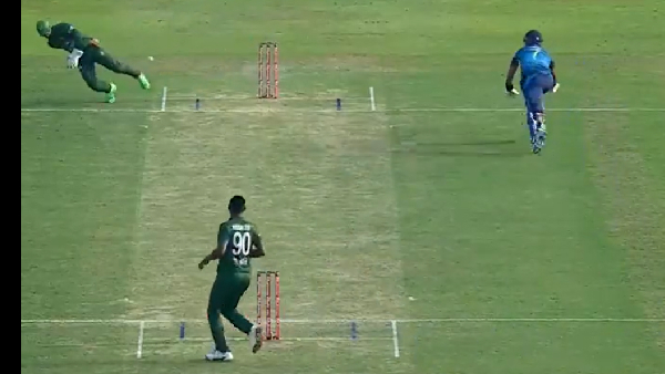 Litton Das did a no-look run out in MS Dhoni style Video goes viral