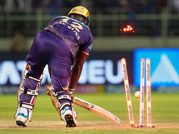 Ball Of IPL 2024 Andre Russell applauds Ishant Sharma after being cleaned up by bullet yorker