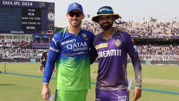 IPL 2024 KKR vs RCB Royal Challengers Bengaluru wins the toss and elect bowl first