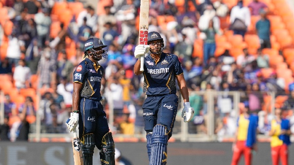 GT vs RCB Sai Sudharsan s Blistering Innings Sets Massive Target for RCB