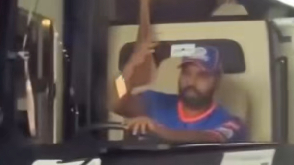 IPL 2024 Rohit Sharma Drives Mumbai Indians Players Bus Video goes viral