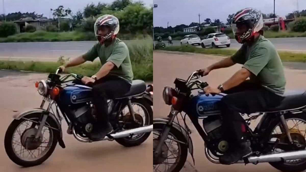 IPL 2024 MS Dhoni enjoying a bike ride in Ranchi Video Goes Viral IPL 2024 MS Dhoni enjoying a bike ride in Ranchi Video Goes Viral