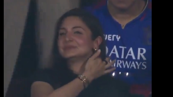 IPL 2024 Anushka Sharma s unmissable Thank God celebration after RCB win over DC