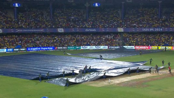 RCB vs CSK Fans reaction After Rain stops play in Bengaluru