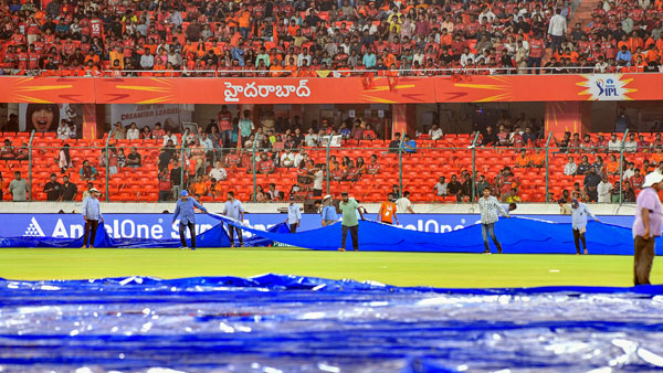 SRH vs GT Match called off Hyderabad makes IPL playoffs