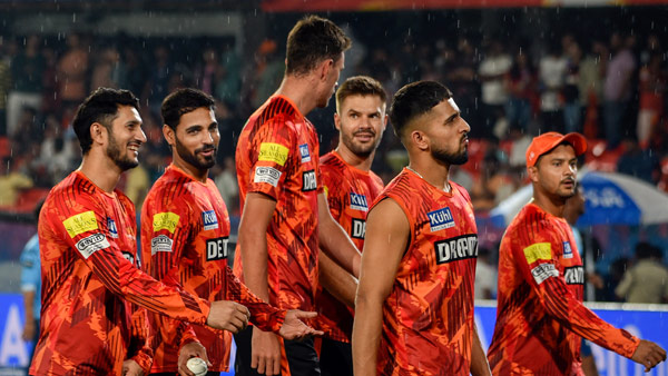 SRH vs GT Match called off Hyderabad makes IPL playoffs