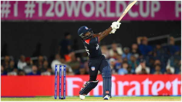 T20 World Cup 2024 Aaron Jones Sets Record for Highest Score in T20I World Cup Run Chase by a Non-Opener