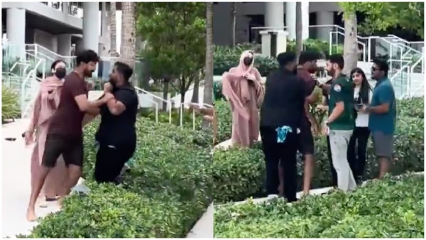 Haris Rauf Runs To Hit Trolling Fan Thinking He Is Indian Video Goes Viral