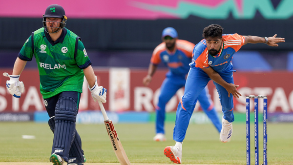 IND vs IRE Ireland bowled out for 96 on a shocking pitch in T20 World Cup 2024