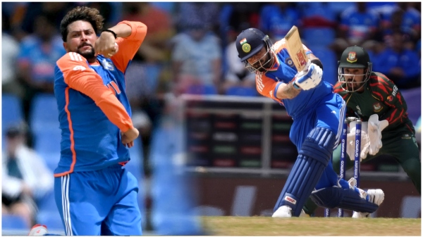T20 World Cup Kuldeep Yadav Steals the Show Revenge Celebrations Go Viral in IND vs BAN Clash