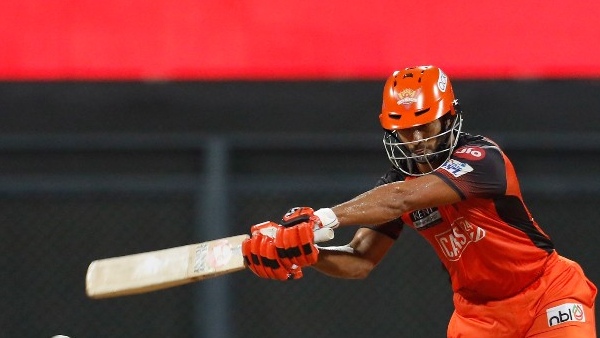 SRH batter Rahul Tripathi clears the rope with a stunning slog sweep Video Goes Viral