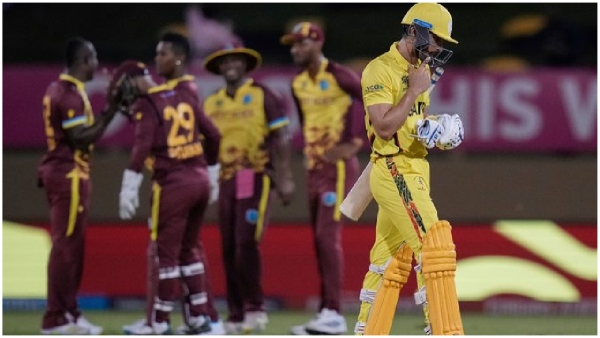 WI vs UGA Akeal Hosein s fifer helps West Indies Beat Uganda by 134 Runs in T20 World Cup 2024