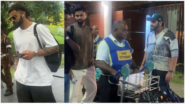 IND vs SL Virat Kohli and Rohit Sharma reach Sri Lanka ahead of ODI Series