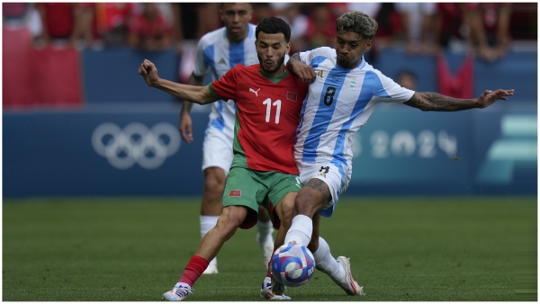 Controversial VAR Decision and Crowd Trouble Delay Morocco vs Argentina Match at Paris Olympics