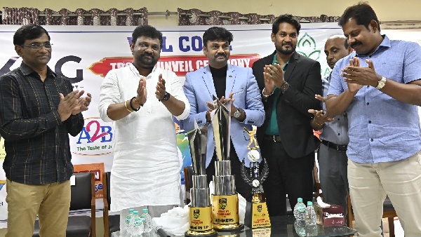MSK Prasad Unveiled Journalist T20 Premier League JPL Trophy