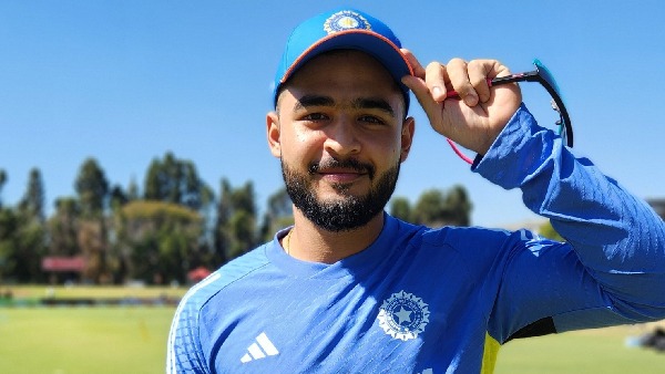 IND vs ZIM Riyan Parag becomes first cricketer from Northeast to debut for India