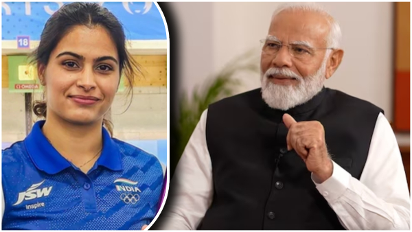 Paris Olympics 2024 PM Narendra Modi Calls And Praises Bronze-Winner Manu Bhaker